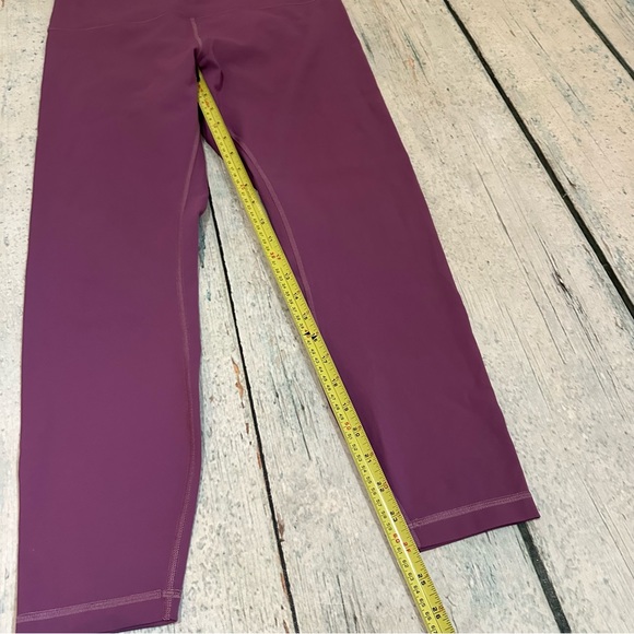 Lululemon 12 Wunder Under High-Rise Tight 25" leggings Luxtreme vintage plum - Picture 4 of 8